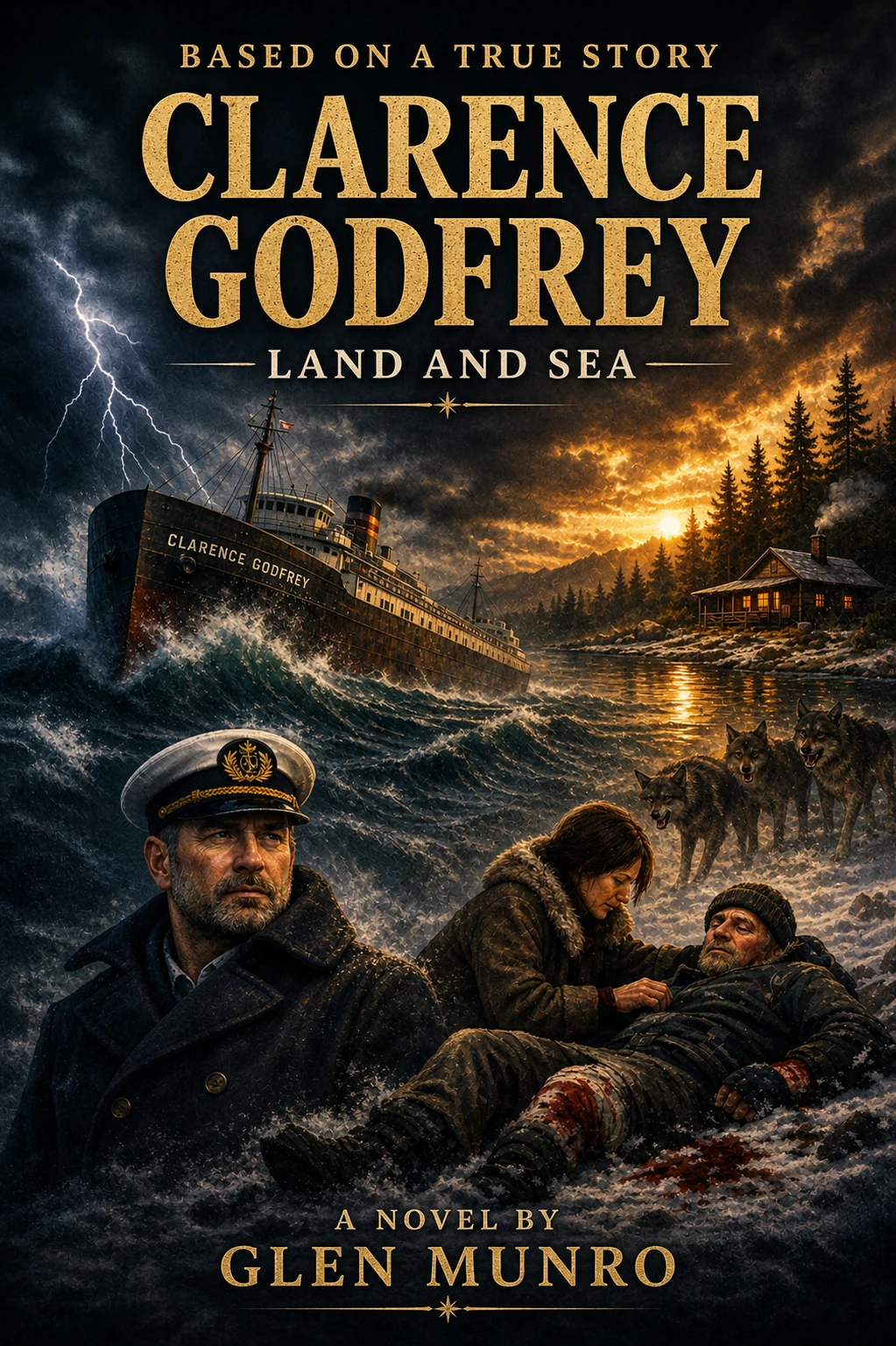 Cover for Clarence Godfrey, Land and Sea