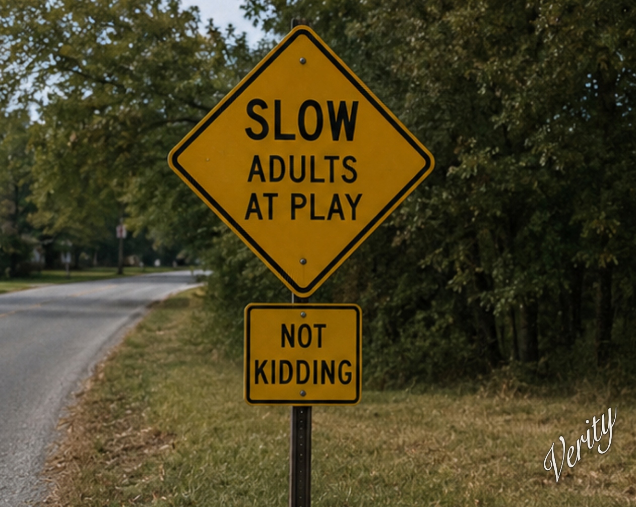 Adults at Play — original joke image by Glen Munro