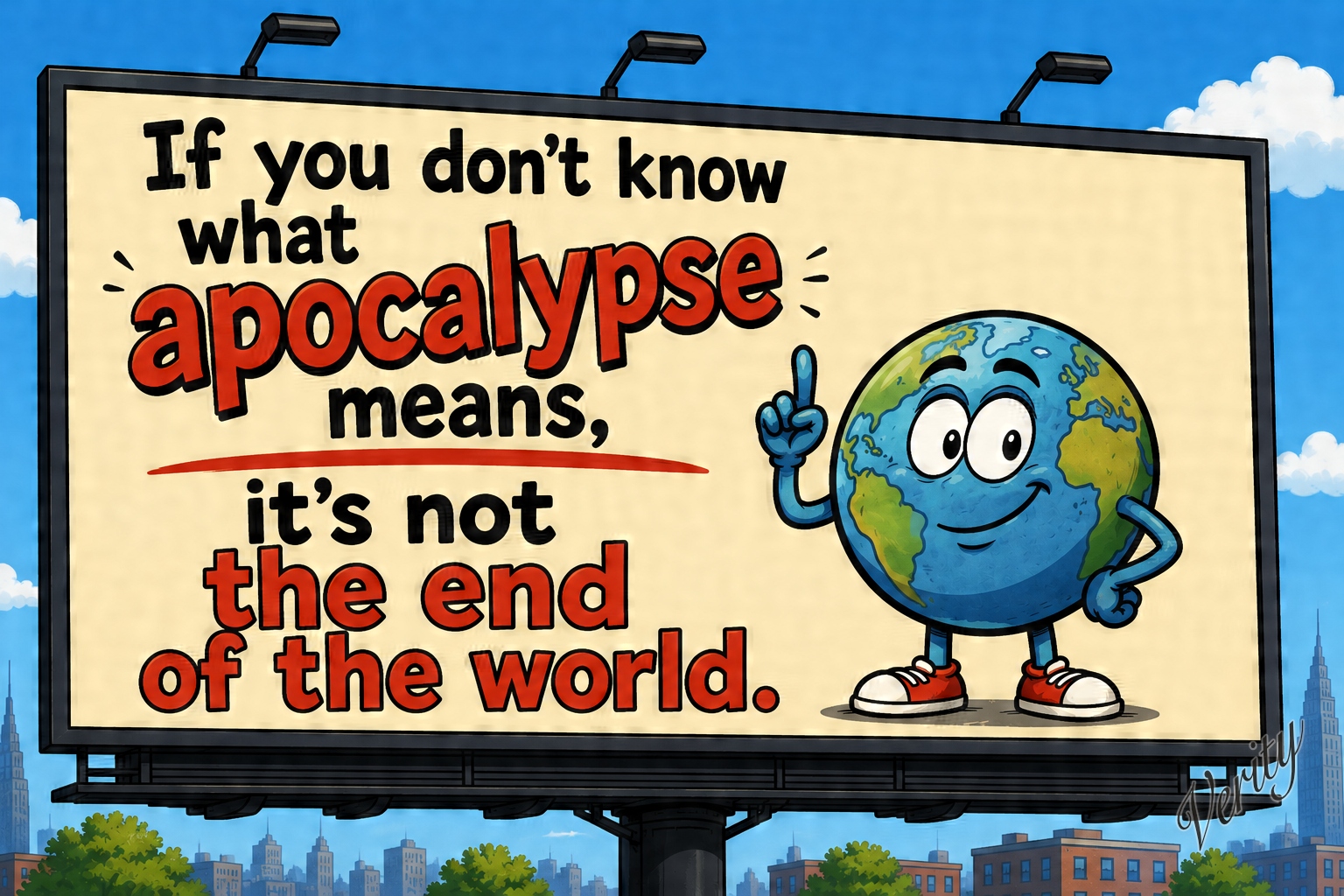 Apocalypse — original joke image by Glen Munro
