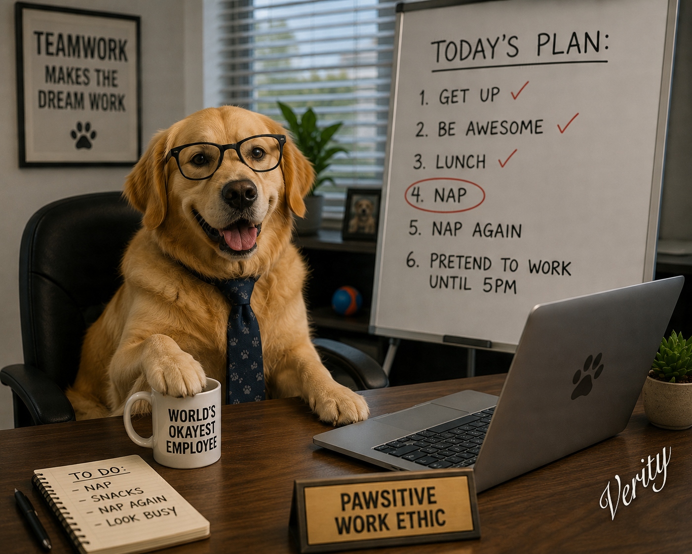 Be Awesome — original joke image by Glen Munro
