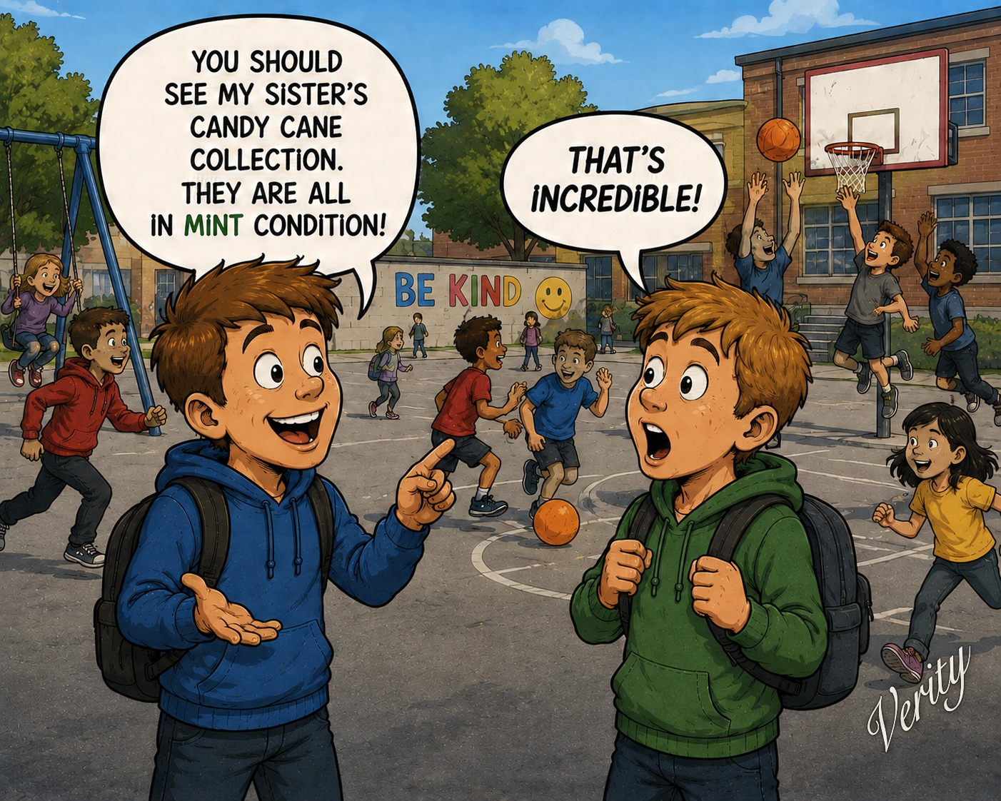Candy Cane Collection — original joke image by Glen Munro