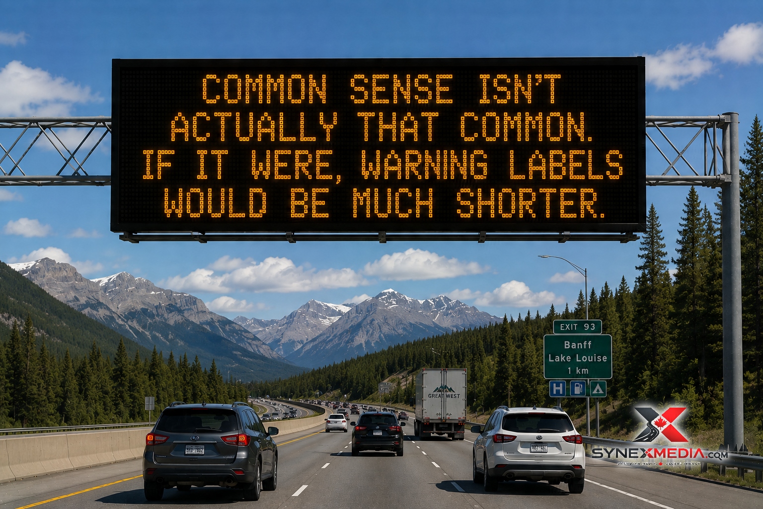 Common Sense Meme 2 — original meme by Glen Munro