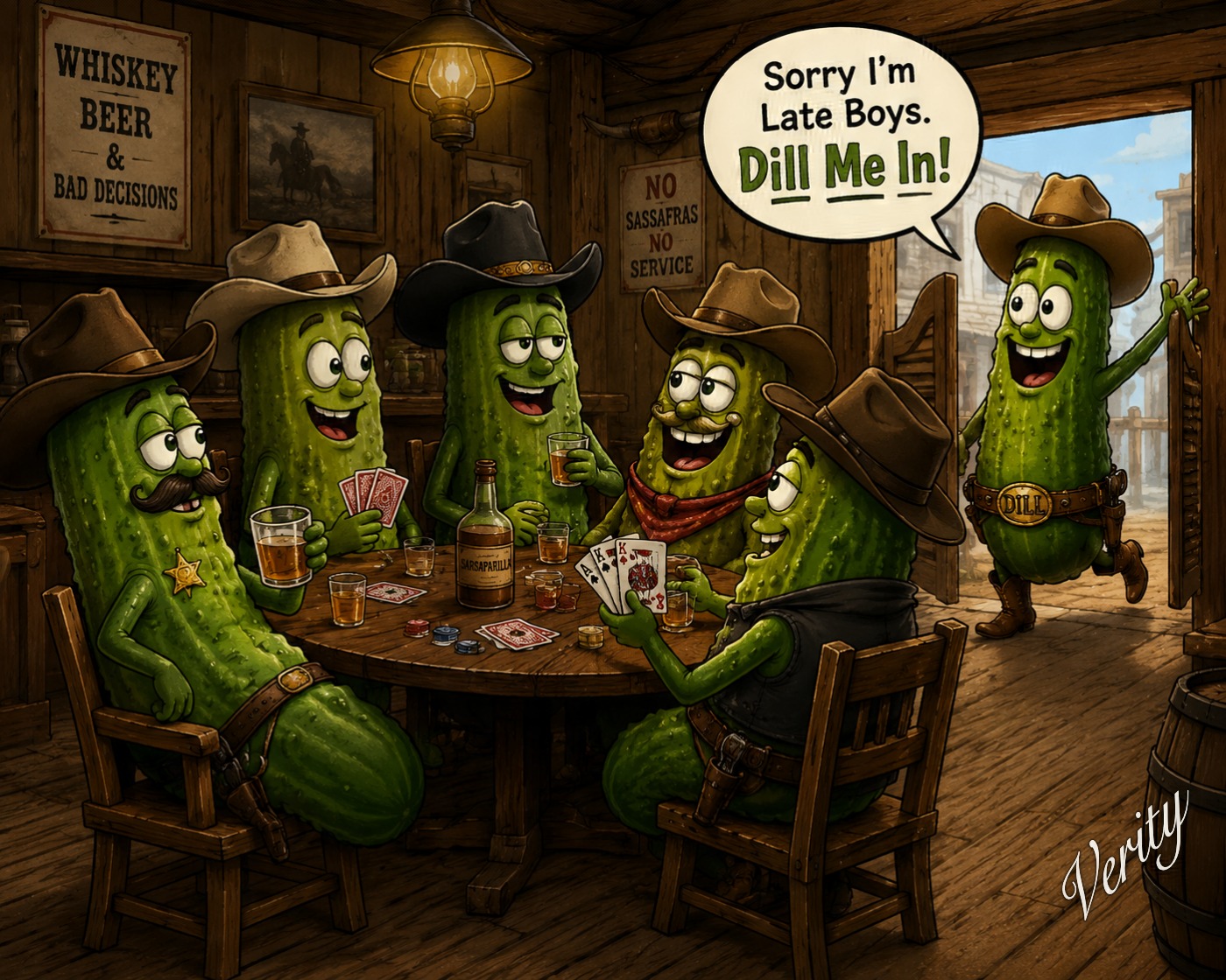 Dill Me in — original joke image by Glen Munro