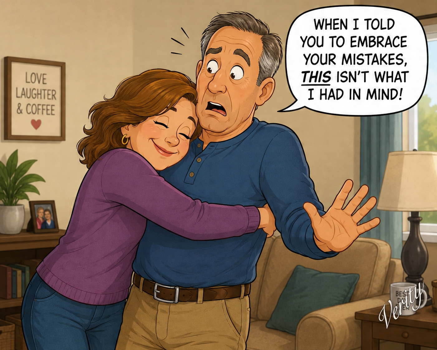 Embrace Your Mistakes — original joke image by Glen Munro
