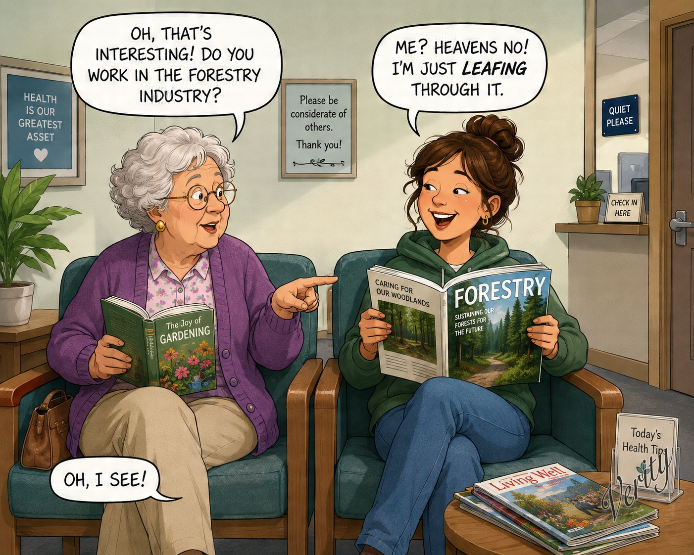 Forest Industry — original joke image by Glen Munro