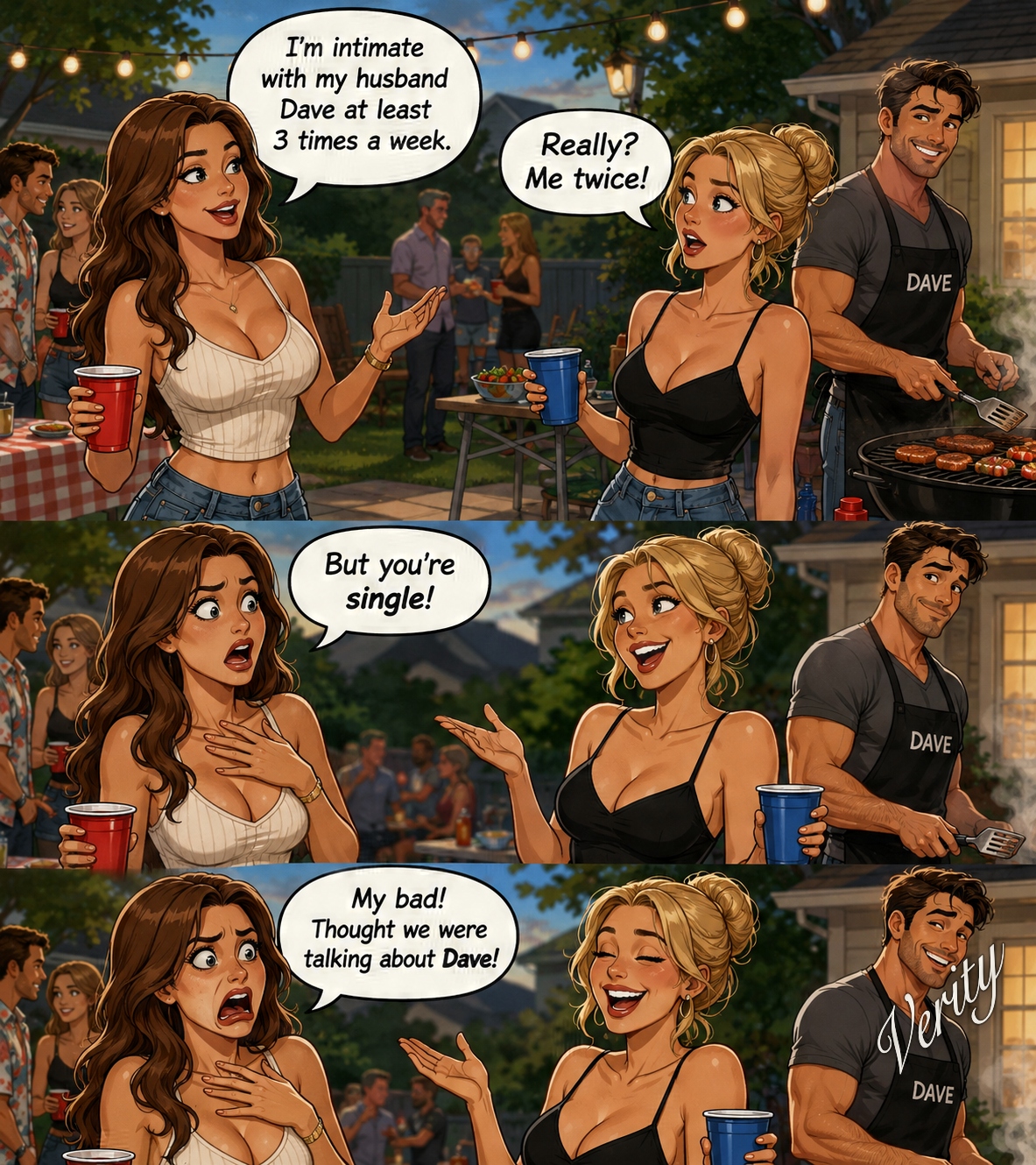 Intimate with Dave — original joke image by Glen Munro