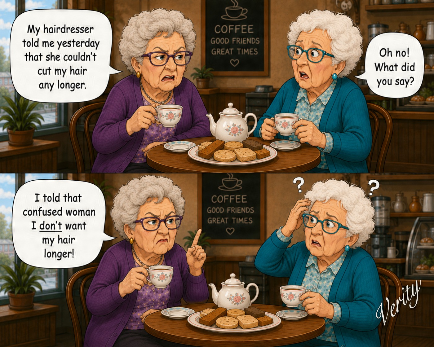 Longer Hair — original joke image by Glen Munro