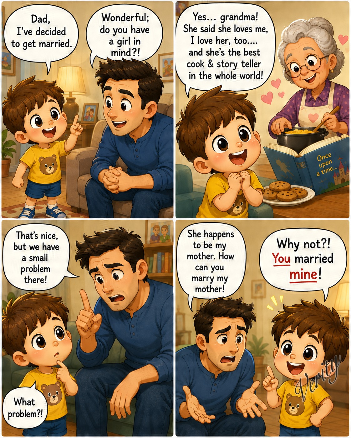 Marry Grandma — original joke image by Glen Munro