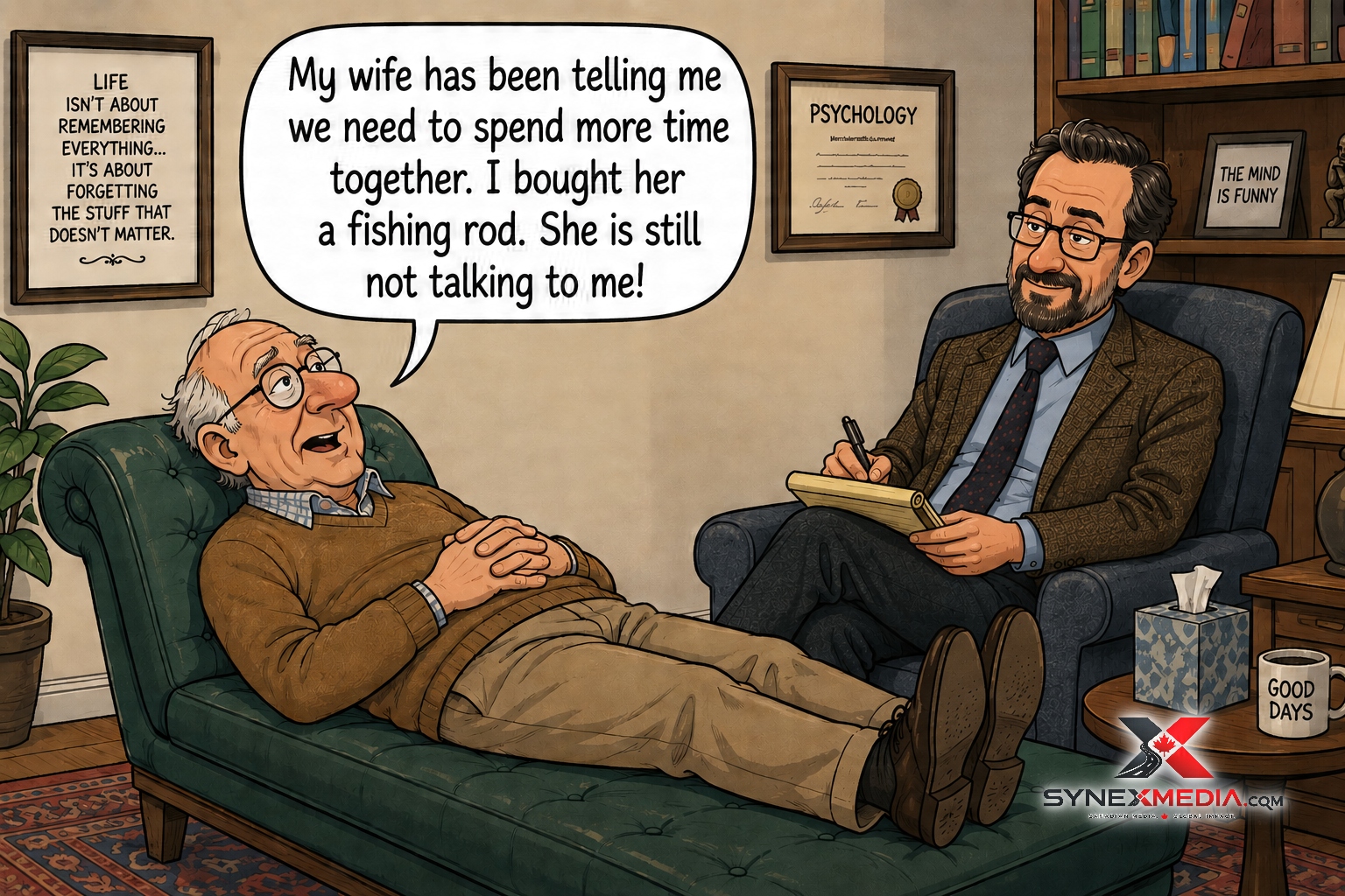 More Time Together — original joke image by Glen Munro