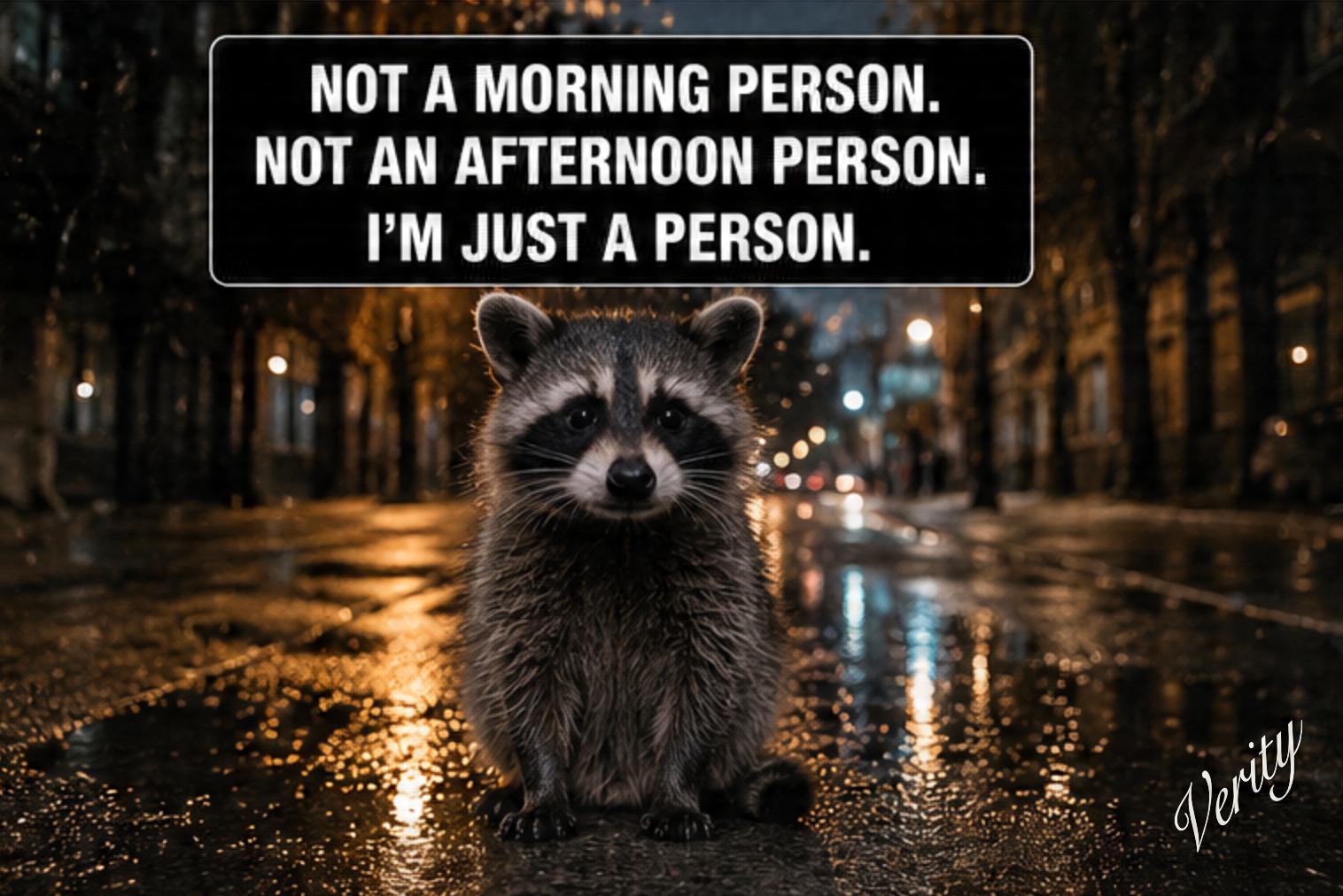 Not a Morning Person — original joke image by Glen Munro