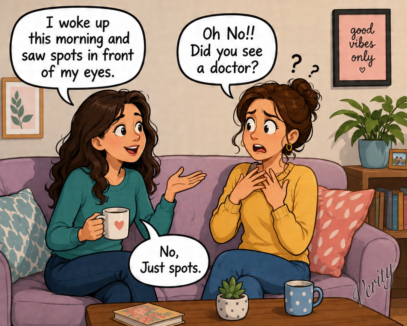 Seeing Spots — original joke image by Glen Munro