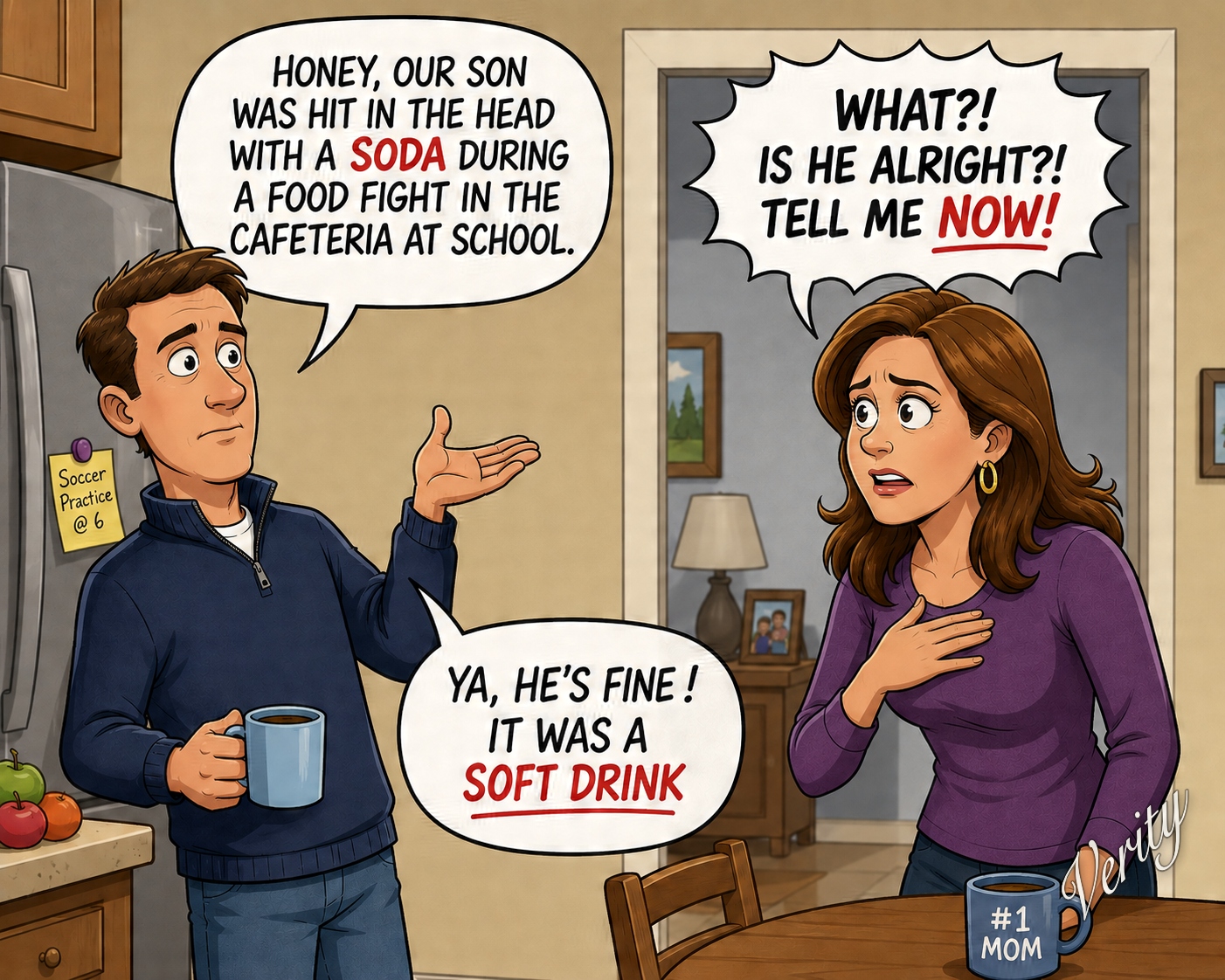 Soda Incident — original joke image by Glen Munro