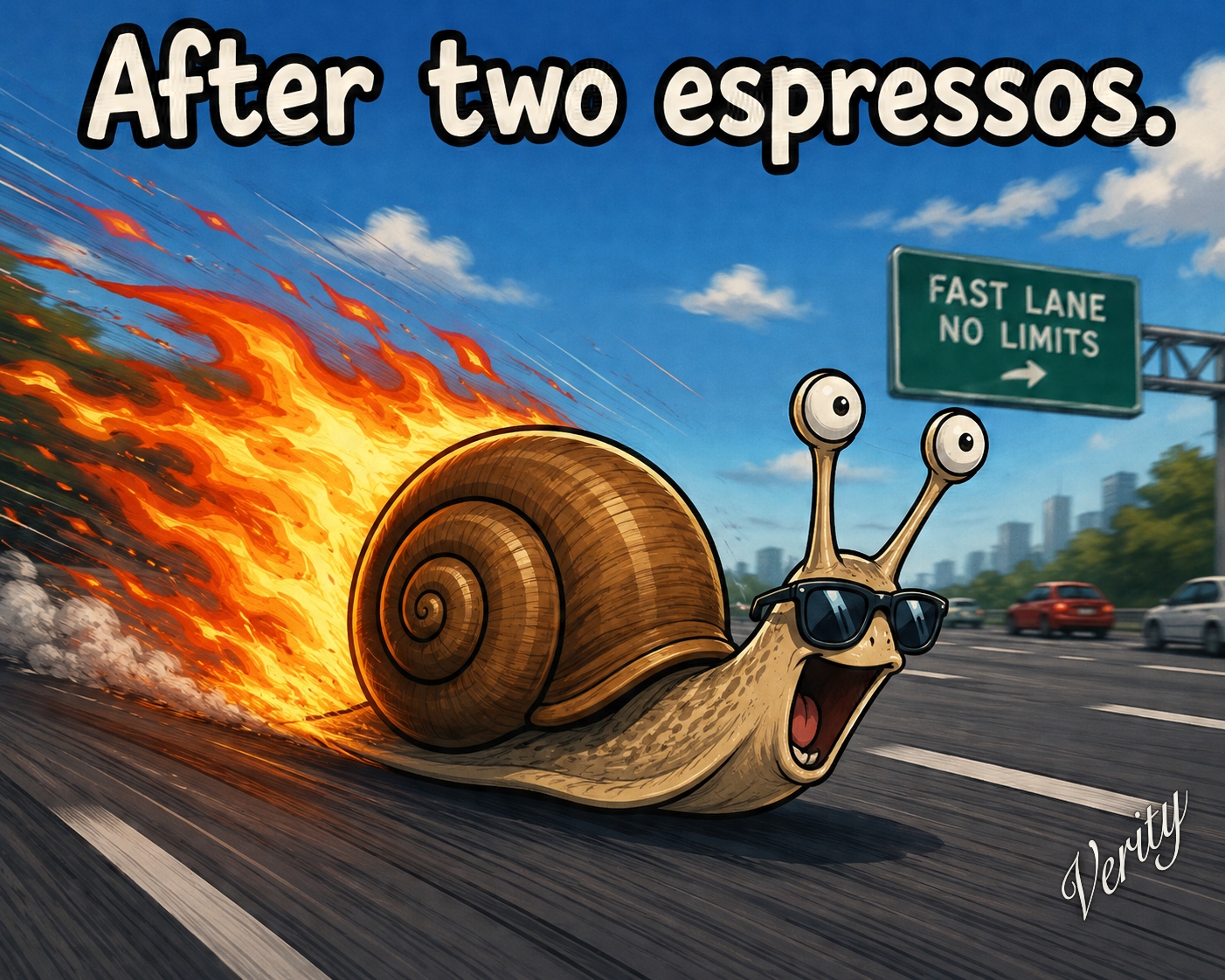 Two Expressos — original joke image featuring coffee and espresso